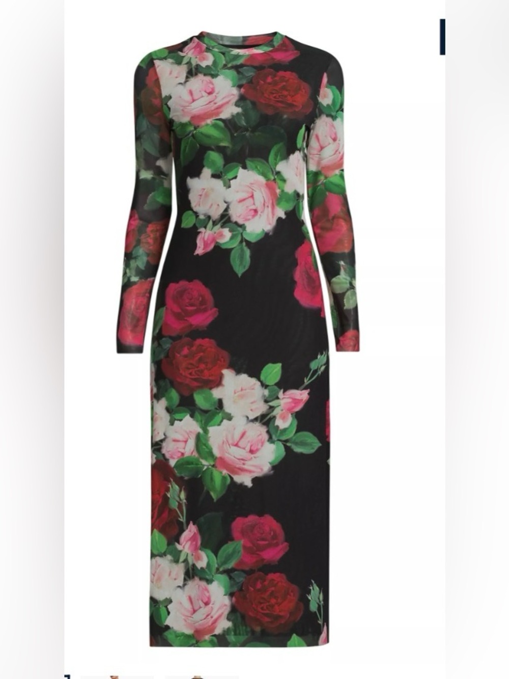 JOHNNY WAS LOLIA MESH MIDI DRESS - MARIA ROSA